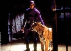 The Phantom, the original skin-tight costume bad-ass, in this case, Billy Zane.