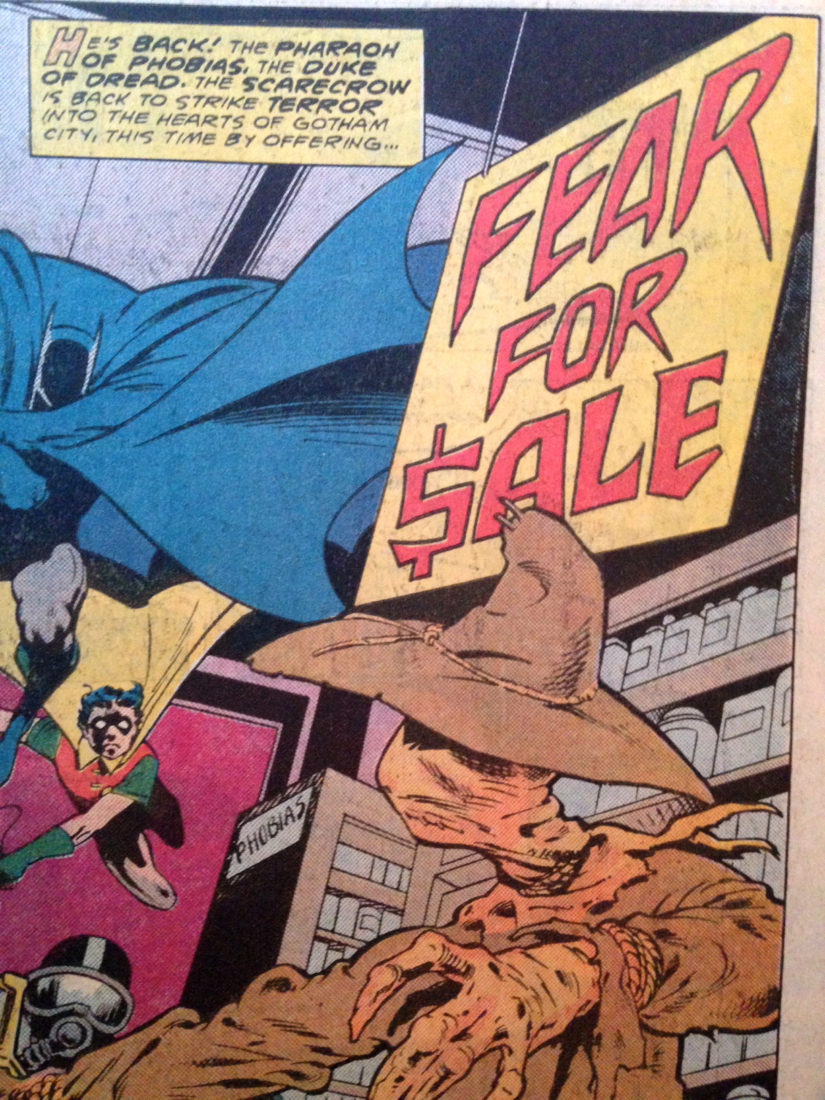 Batman fear for sale