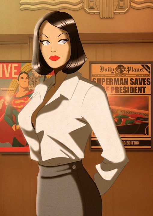 The simpler the picture the more people are likely to say it catches the essence of Lois Lane